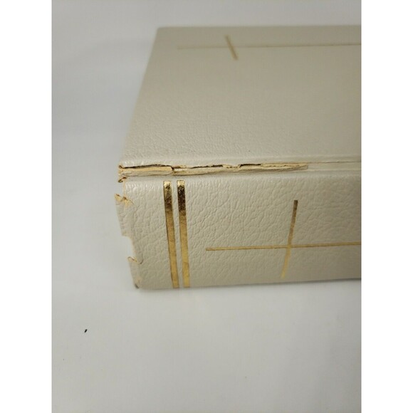 Holy Bible King James Version 1963 KJV Padded Cover VTG Gold Edge Good Council - Picture 6 of 16